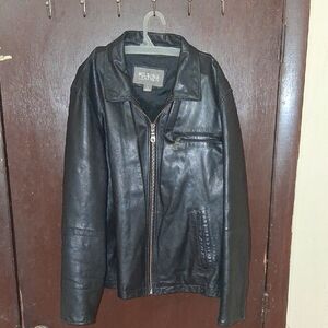 Wilsons Leather Men's Classic Black Leather Jacket